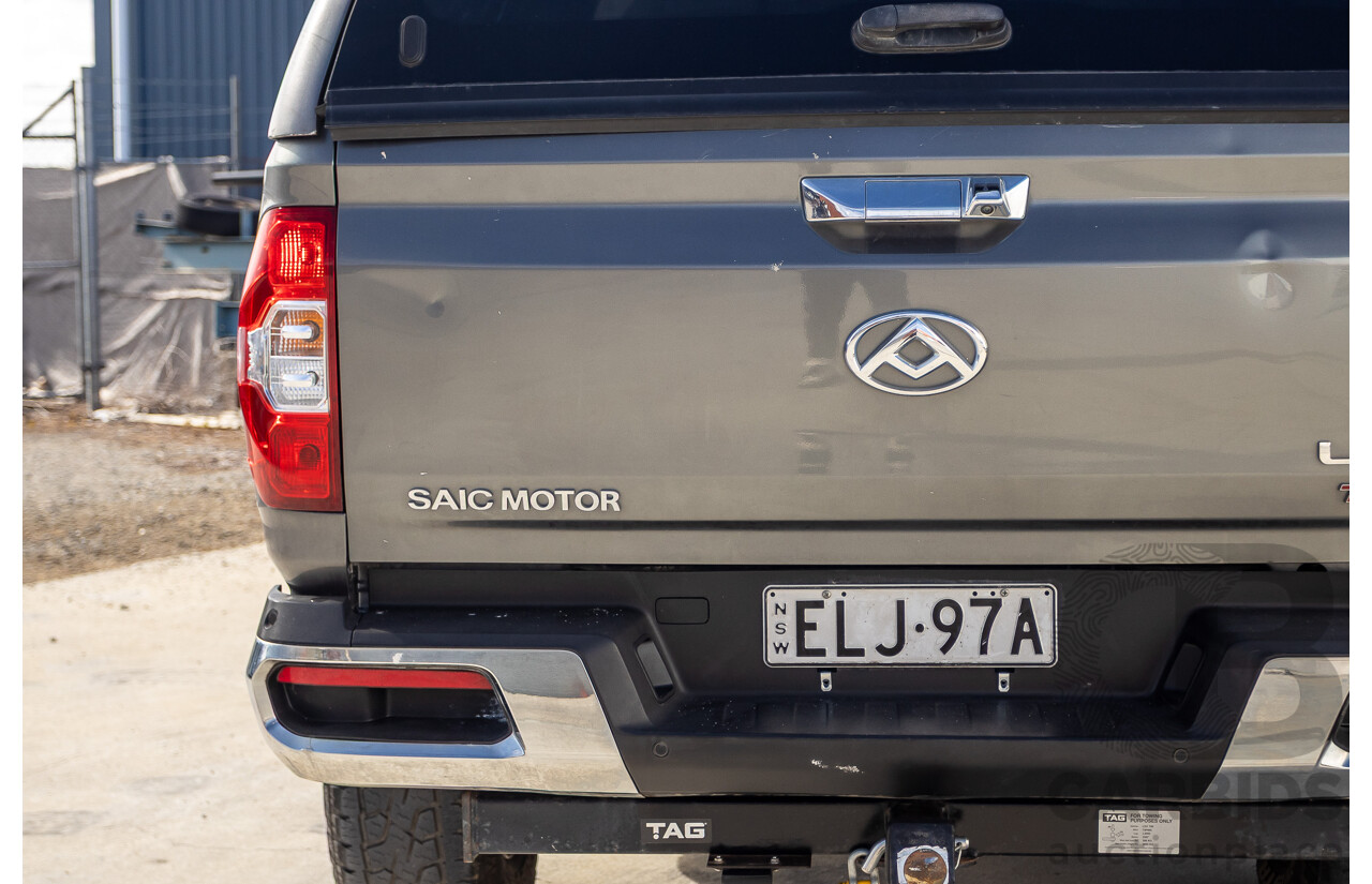 11/2020 LDV T60 Luxe (4x4) SK8C Double Cab Utility Grey Turbo Diesel 2.8L