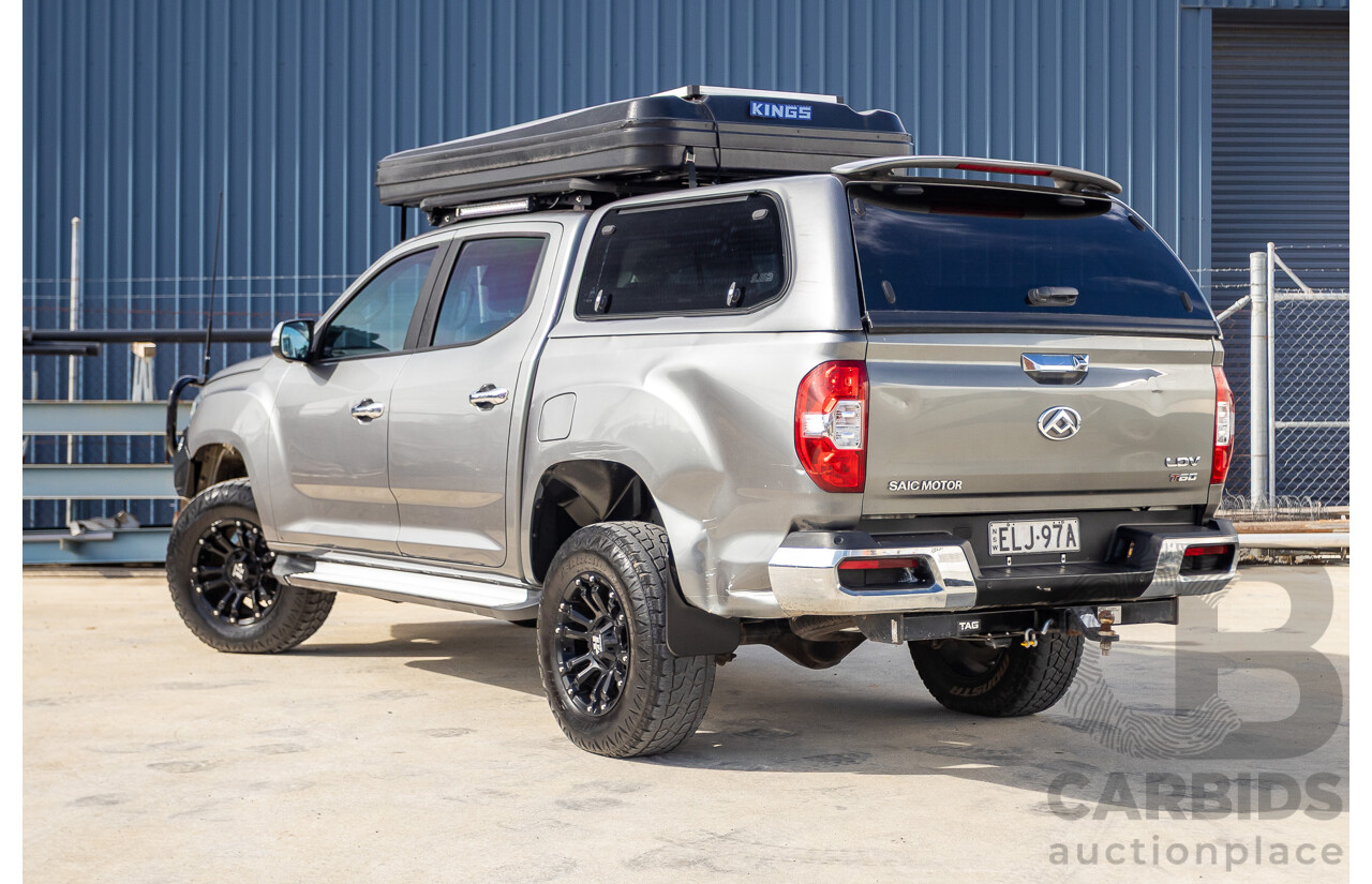 11/2020 LDV T60 Luxe (4x4) SK8C Double Cab Utility Grey Turbo Diesel 2.8L