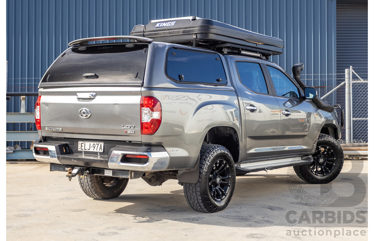 11/2020 LDV T60 Luxe (4x4) SK8C Double Cab Utility Grey Turbo Diesel 2.8L