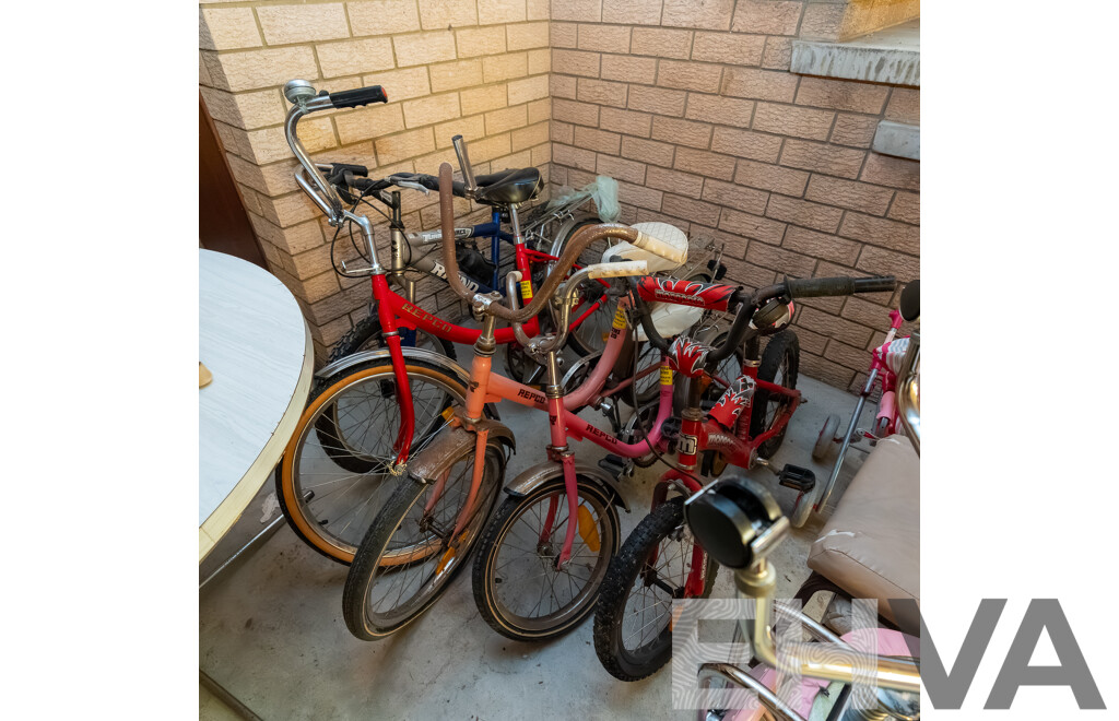 Quantity of 5 Kids Bikes ETC