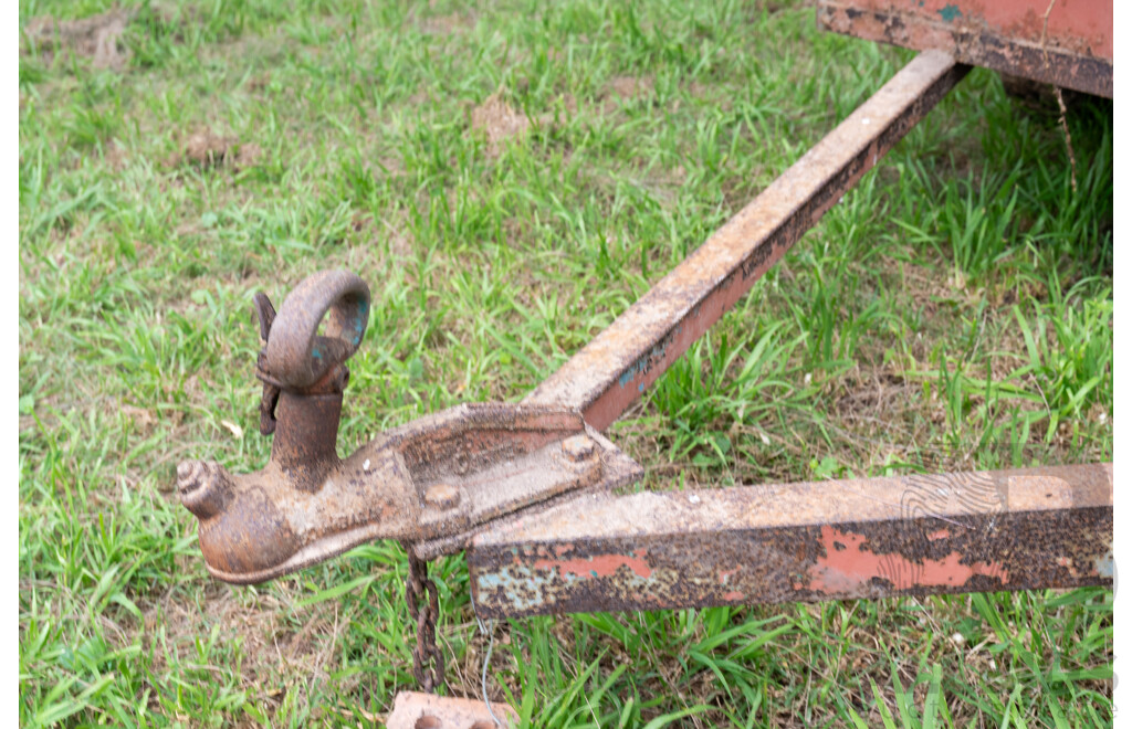 6x8  Dual Axle Farm Trailer