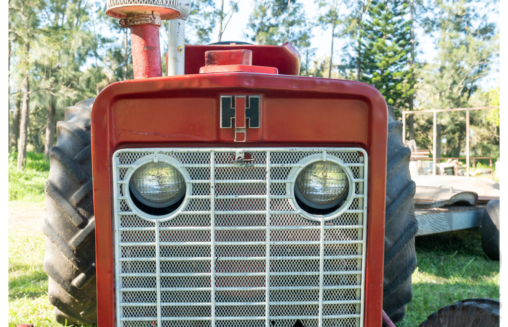 1971Circa, Red International Harvester 434 2.5L 4-cyl Diesel Tractor