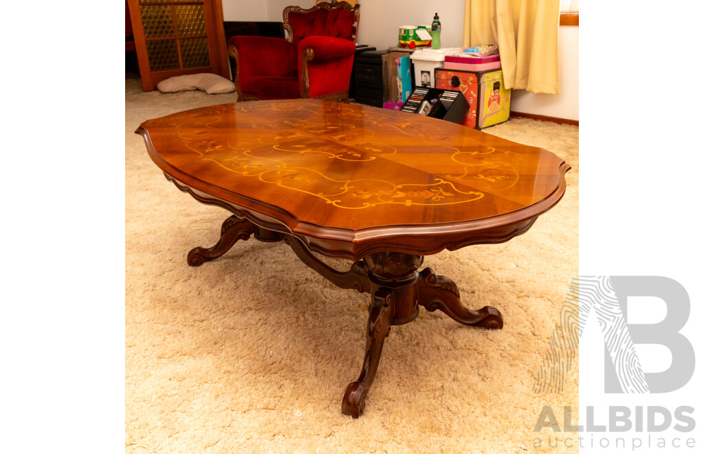 Mid Century Napoleon Style Coffee Table