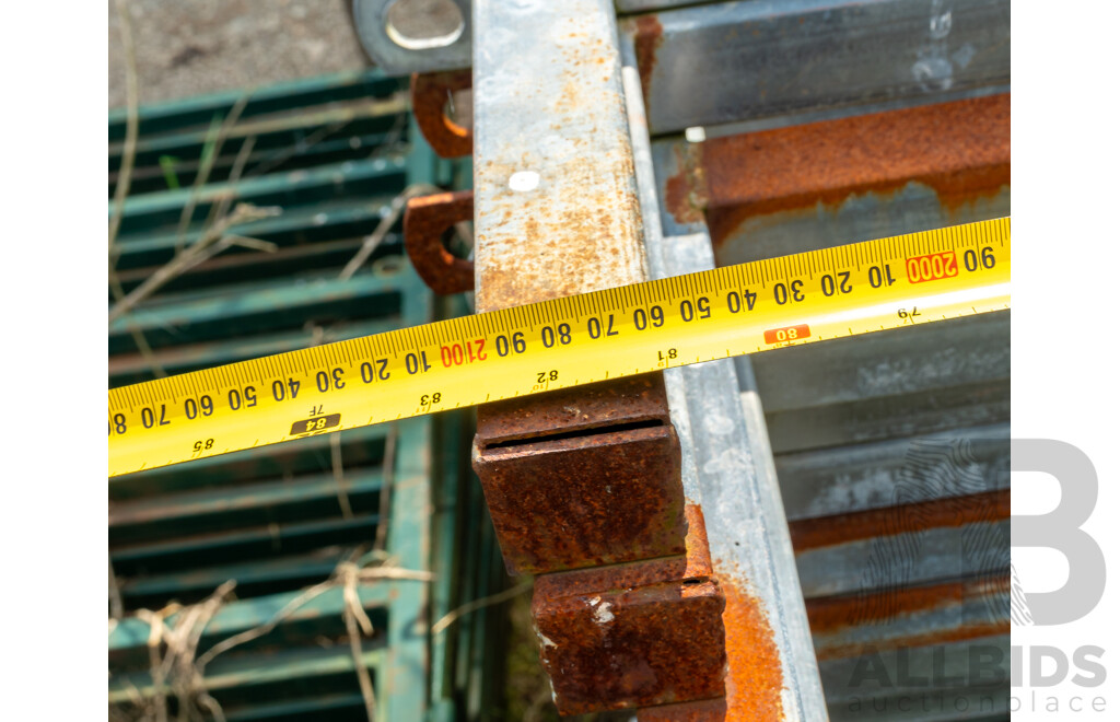 Quantity of Steel Stockyard Panels & Pins to Suit ETC