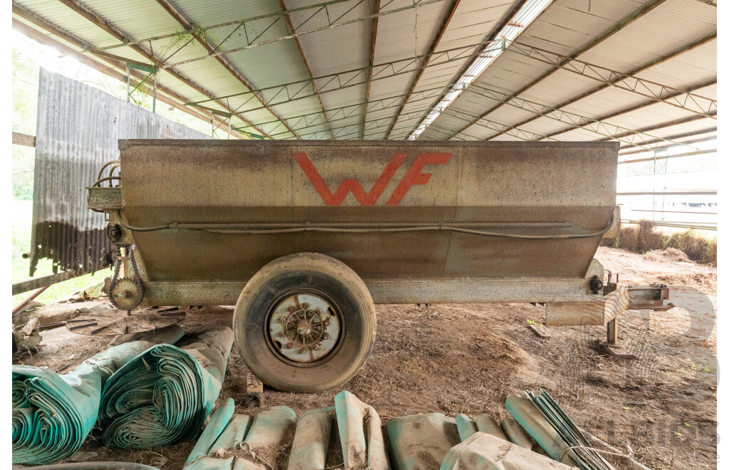 Wallaby Fabrication Fertilizer Speader Trailer
