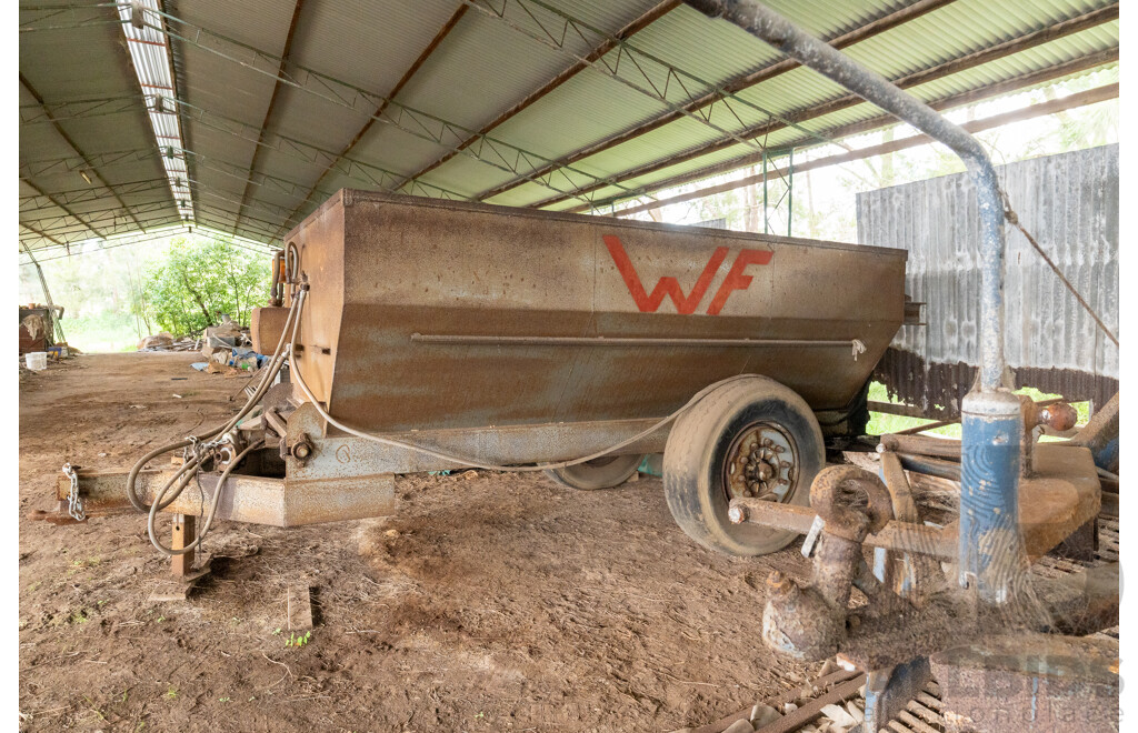 Wallaby Fabrication Fertilizer Speader Trailer