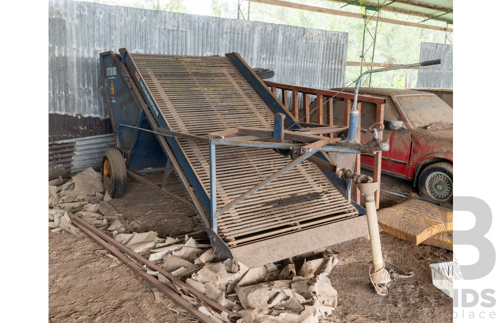 Litter Bug Chicken Litter Removal System by Multiquip PTO Driven