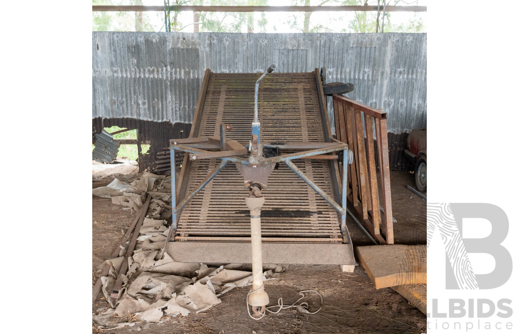 Litter Bug Chicken Litter Removal System by Multiquip PTO Driven
