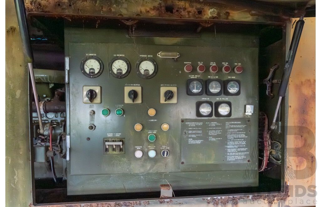 Dunlite Power Generate by RAAF Gen Set Diesel Generator