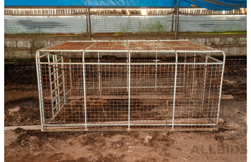 Removable Live Stock Cage to Suit a Trailer