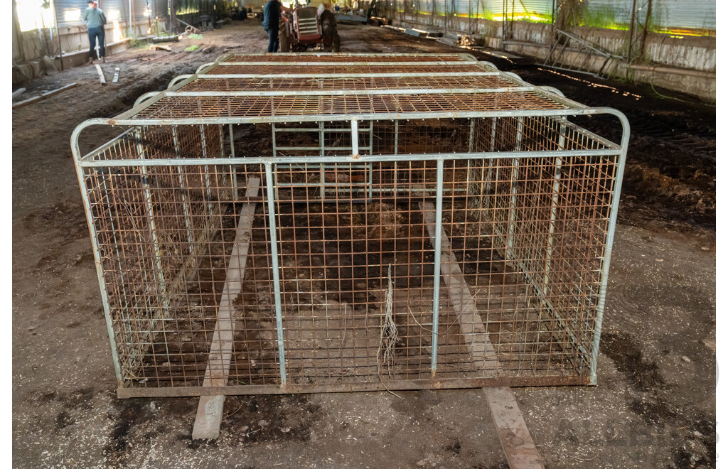 Removable Live Stock Cage to Suit a Trailer