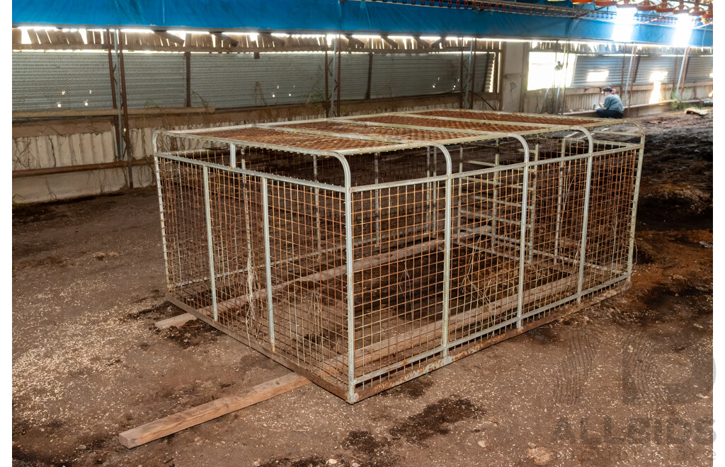 Removable Live Stock Cage to Suit a Trailer