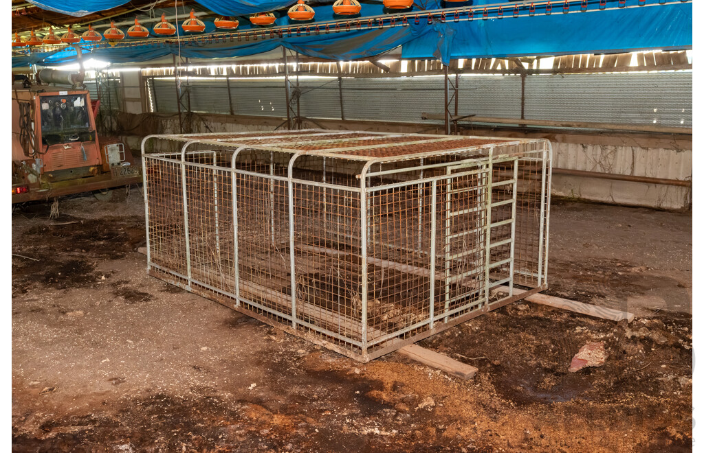 Removable Live Stock Cage to Suit a Trailer