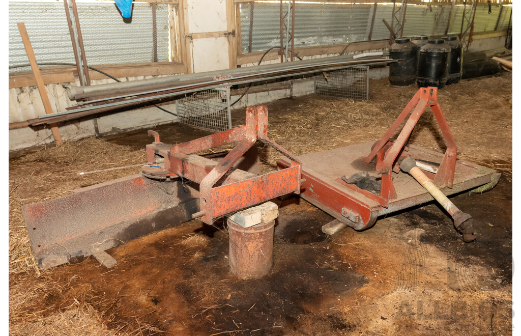 Assorted Job Lot - Tractor Attachments Bale Splitter and Slasher ETC