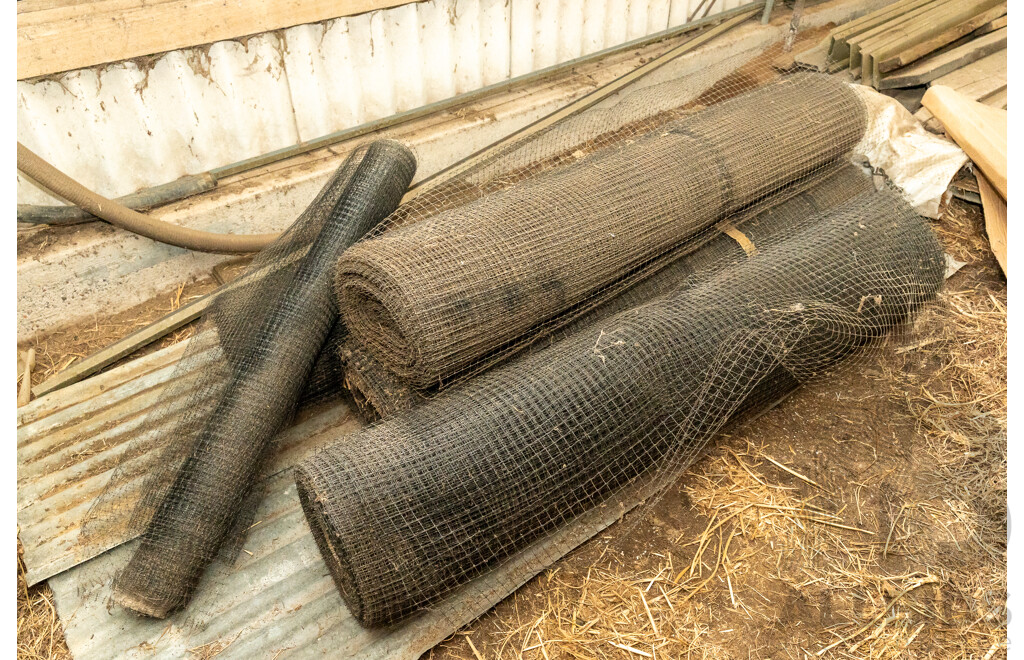 Assorted Job Lot - 5 X Rolls of Plastic Netting