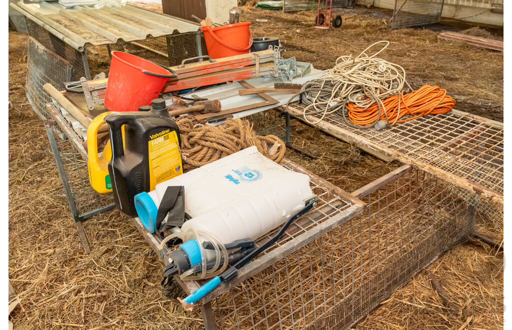 Assorted Job Lot - Tools, Power Cords and Fittings ETC