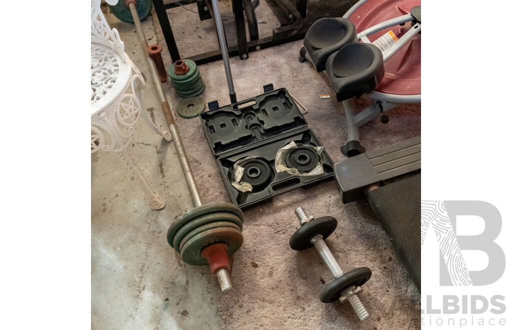 Assorted Fitness Equipment ETC