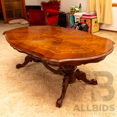 Mid Century Napoleon Style Coffee Table