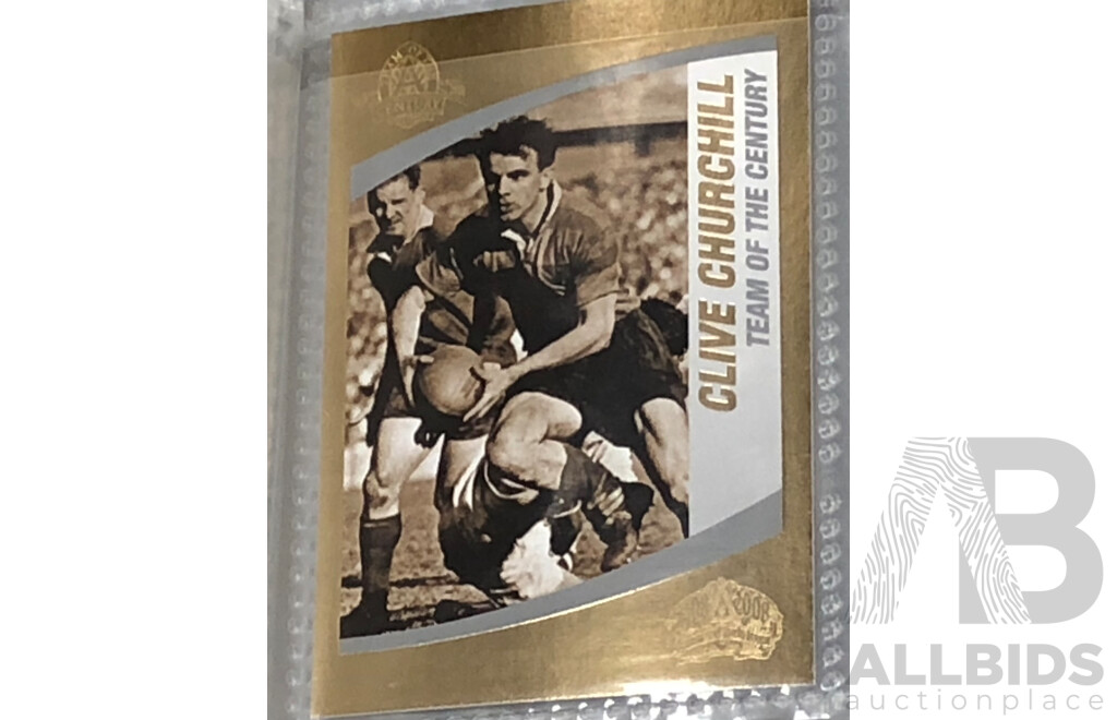 the Official 2008  NRL Collector Cards Album with  Partial Set of Cards