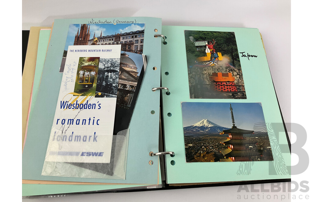 Album of Vintage International Army and Coronation Covers, International Post Cards, Australian First Day Covers