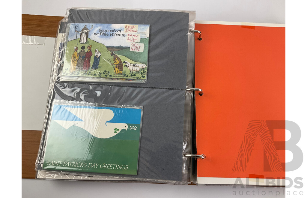 Three Albums of Vintage International First Day Covers Including United Nations, USA, Ireland, Yugoslavia, Poland, Examples Spanning 1940's to 1990's