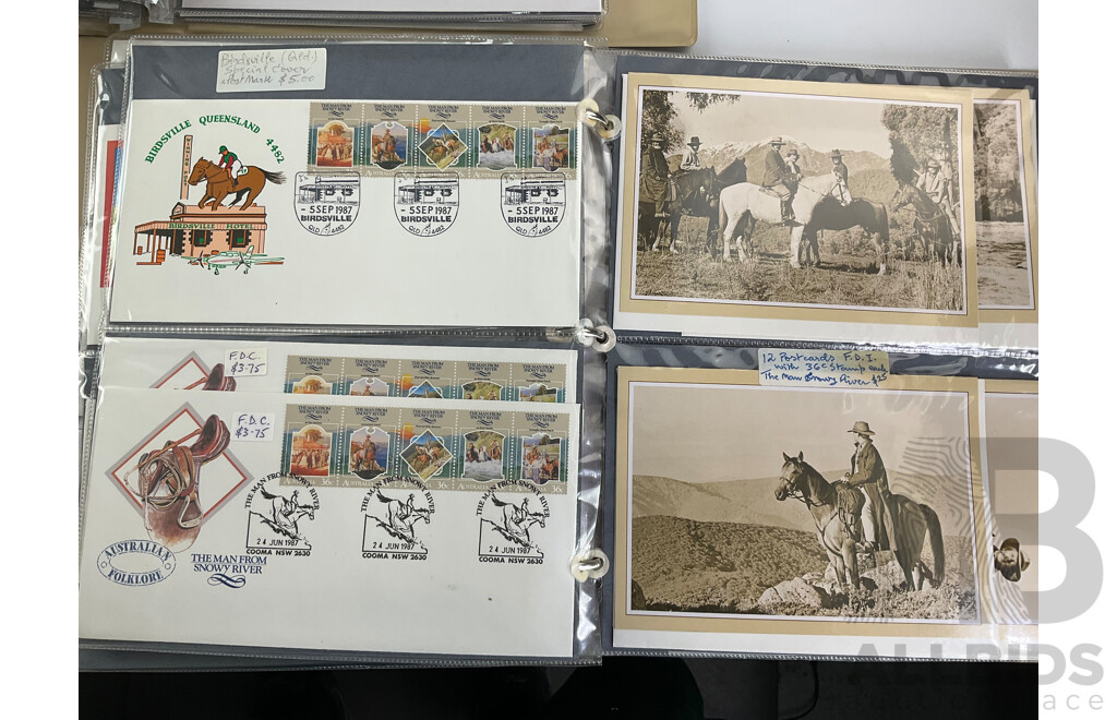 Three Albums of Australian First Day Covers, Including Years 1985, 1986, 1987