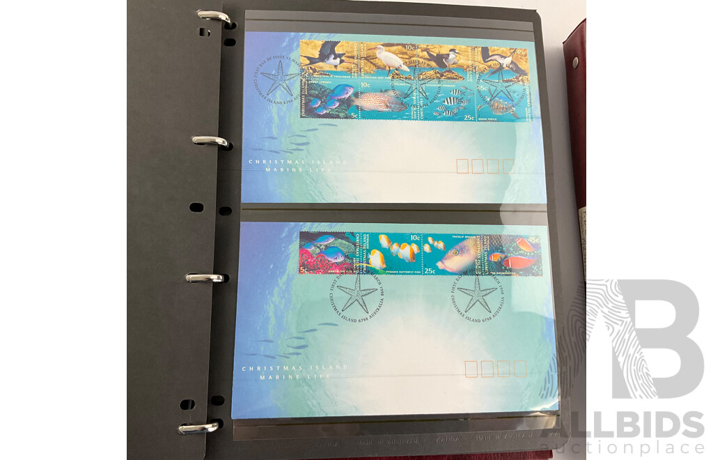 Two Albums of Australian First Day Covers, Examples Spanning 1983 - 1984 and 1997 - 1998