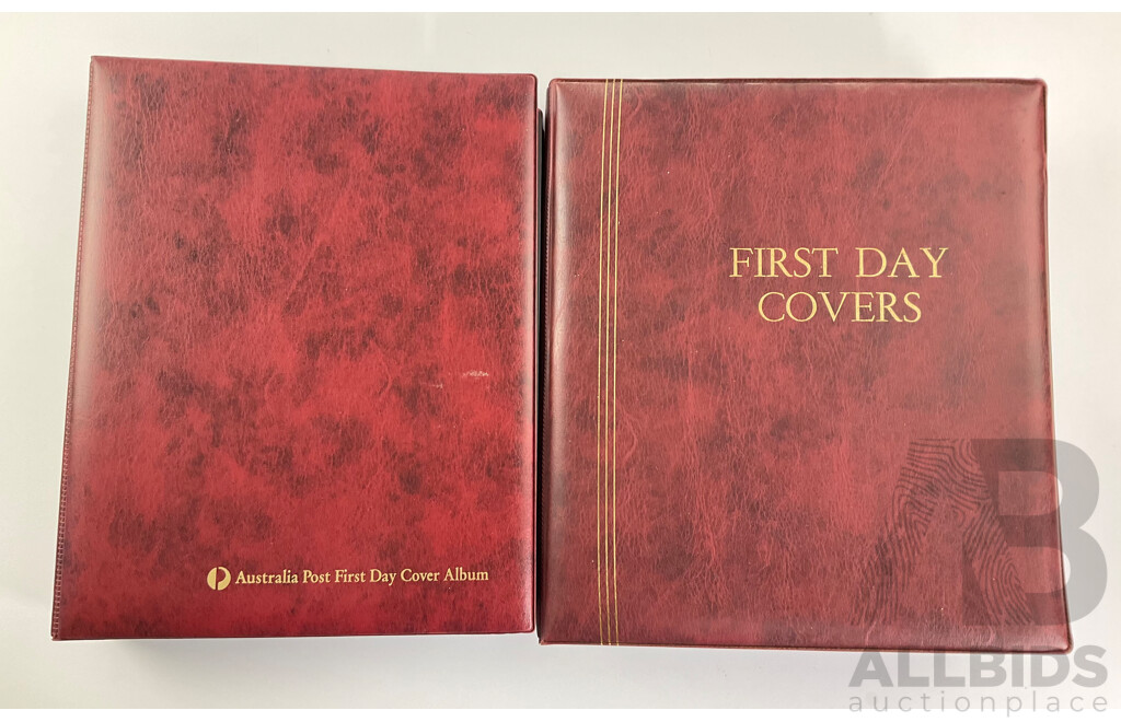 Two Albums of Australian First Day Covers, Examples Spanning 1983 - 1984 and 1997 - 1998