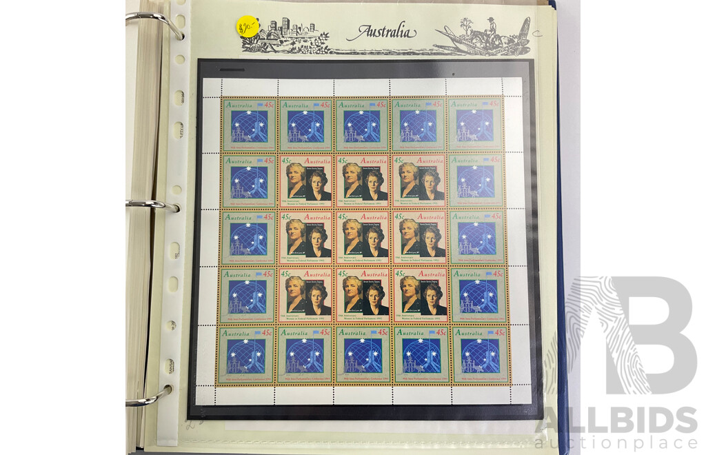 Australian Seven Seas 1993 to 1995 Mint Stamp Album