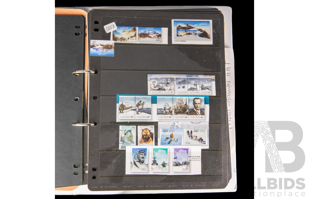 Album of Antarctica/Australian Antarctic Territory, Examples Spanning 1959 to 1998 Including Seven Seas Hingeless Sheets, Sets, Mints, Mini Sheets and More