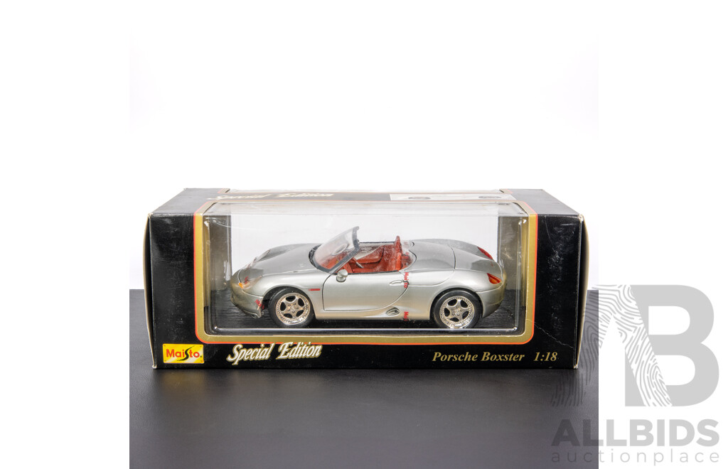 Maisto Special Edition Diecast Porsche Boxster - 1:18 Scale