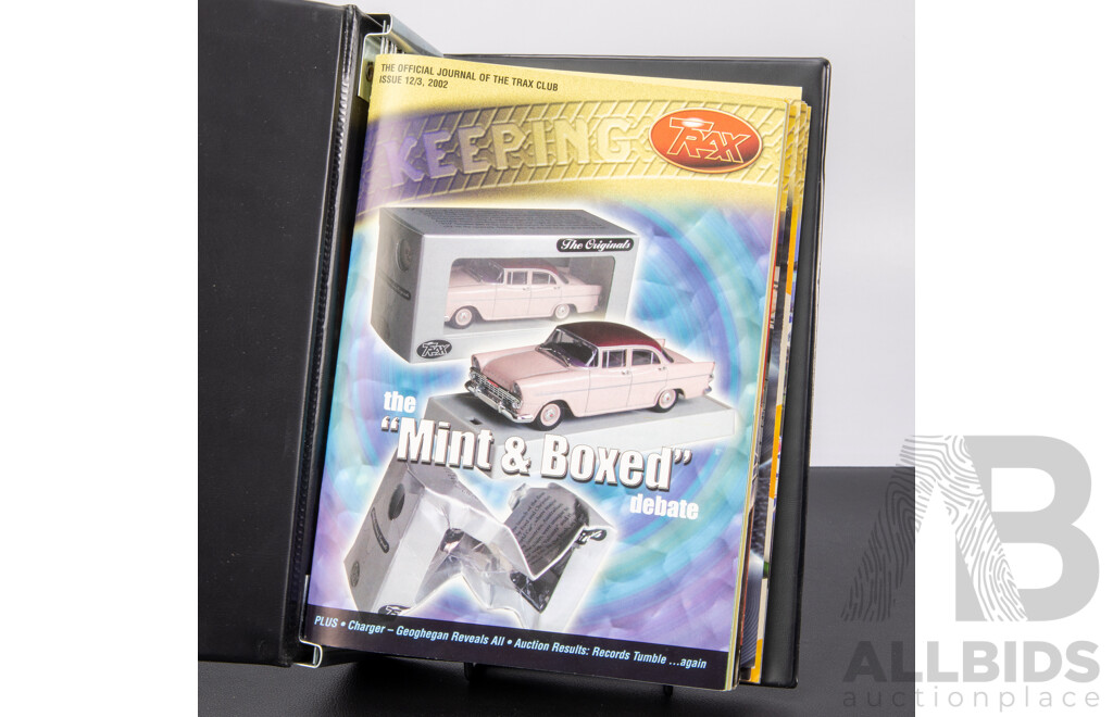Collection of TRAX Books and Catalogues Examples Spanning 1997 to 2008