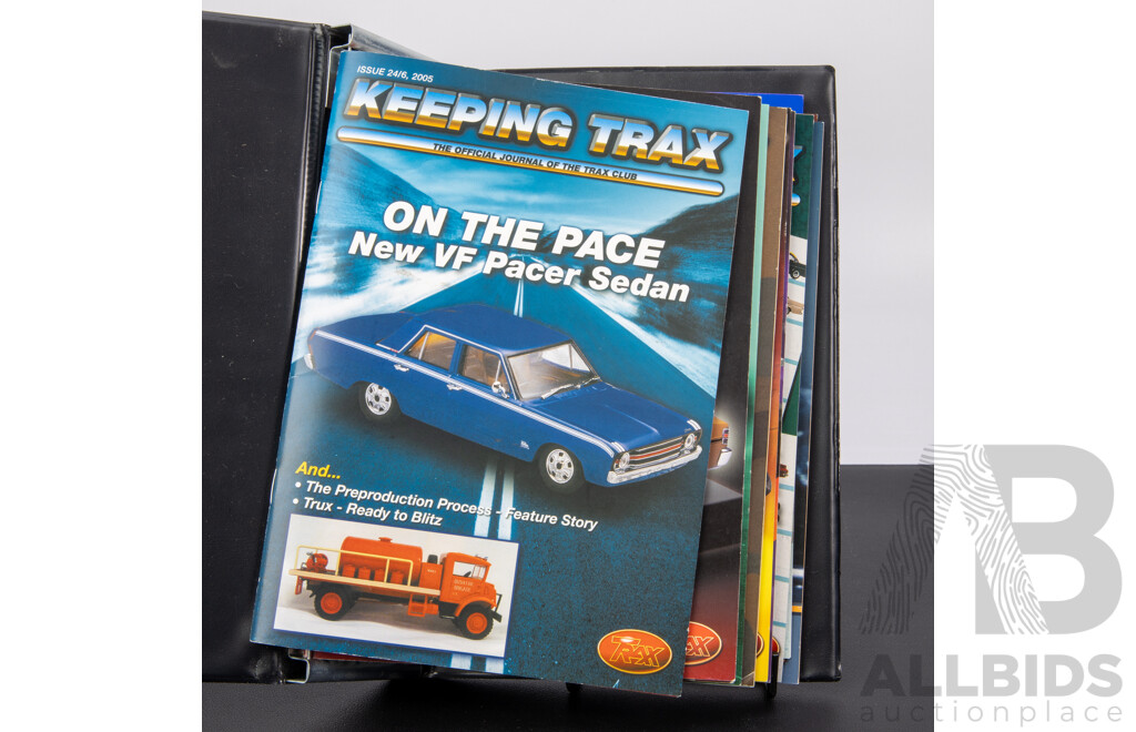 Collection of TRAX Books and Catalogues Examples Spanning 1997 to 2008