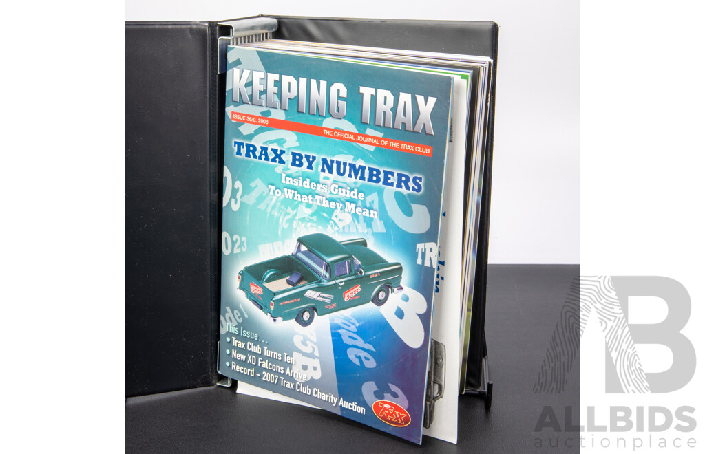 Collection of TRAX Books and Catalogues Examples Spanning 1997 to 2008