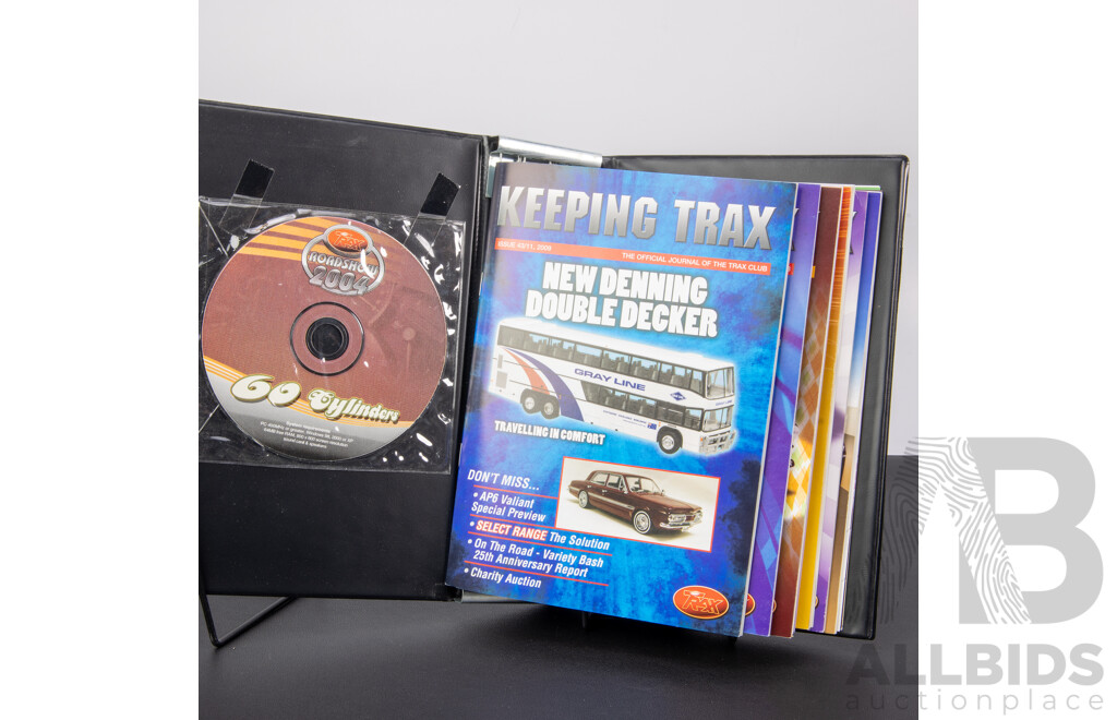 Collection of TRAX Books and Catalogues Examples Spanning 1997 to 2008