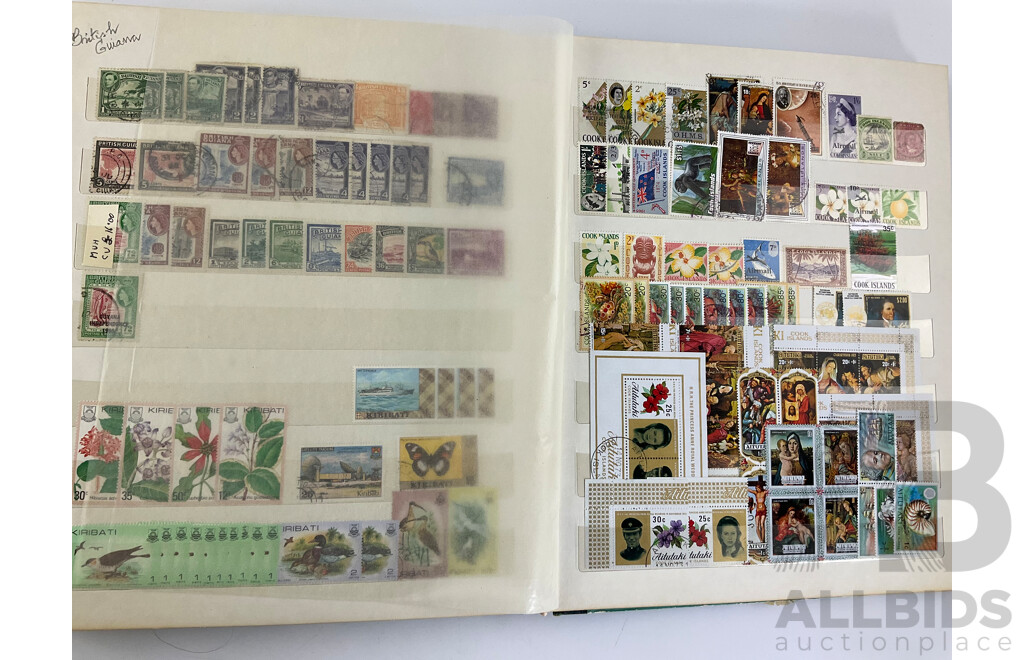 Album of Vintage International Stamps, Mostly Old Commonwealth Countries Including Aden, South Africa, Gold Coast, Bermuda, British Virgin Islands, Nyasland, Swaziland, Tokelau Islands and More