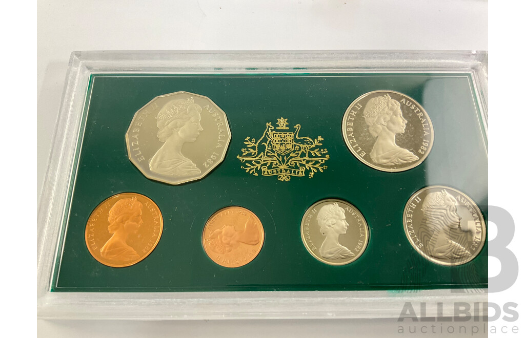 Australian RAM 1982 Six Proof Coin Set, Commonwealth Games