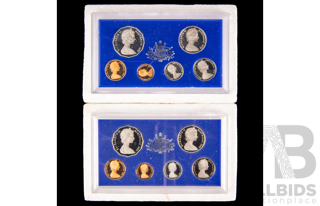 Australian RAM 1979 and 1980 Six Proof Coin Sets