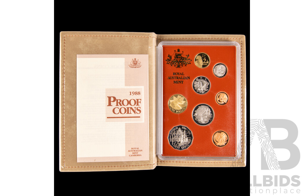 Australian RAM 1988 Eight Proof Coin Set