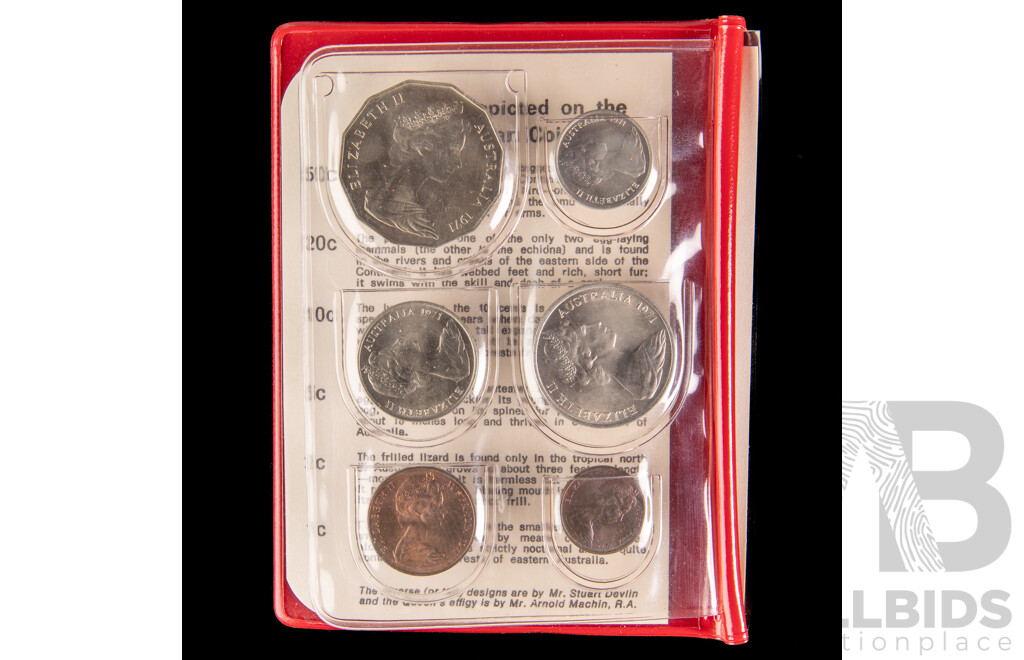 Australian RAM 1971 Six Coin Set