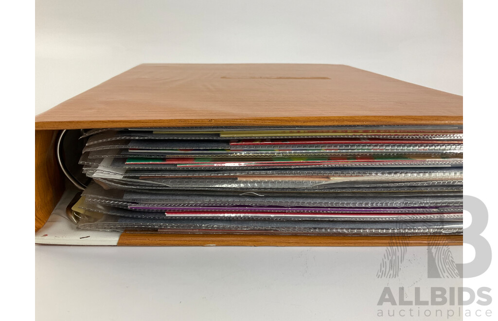 Album of Australian Stamp Packs, Examples Spanning 1982 to 1987 Including Christmas, Selected Issues Consecutive 1982 to 1987, Veteran & Vintage Cars, Clipper Ships, Americas Cup, Many Doubles