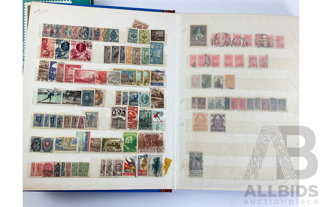 Two Albums of Russian Stamps, Examples Spanning 1875 to 1993, Including Part Sets, Mints, Mini Sheets, Multiples