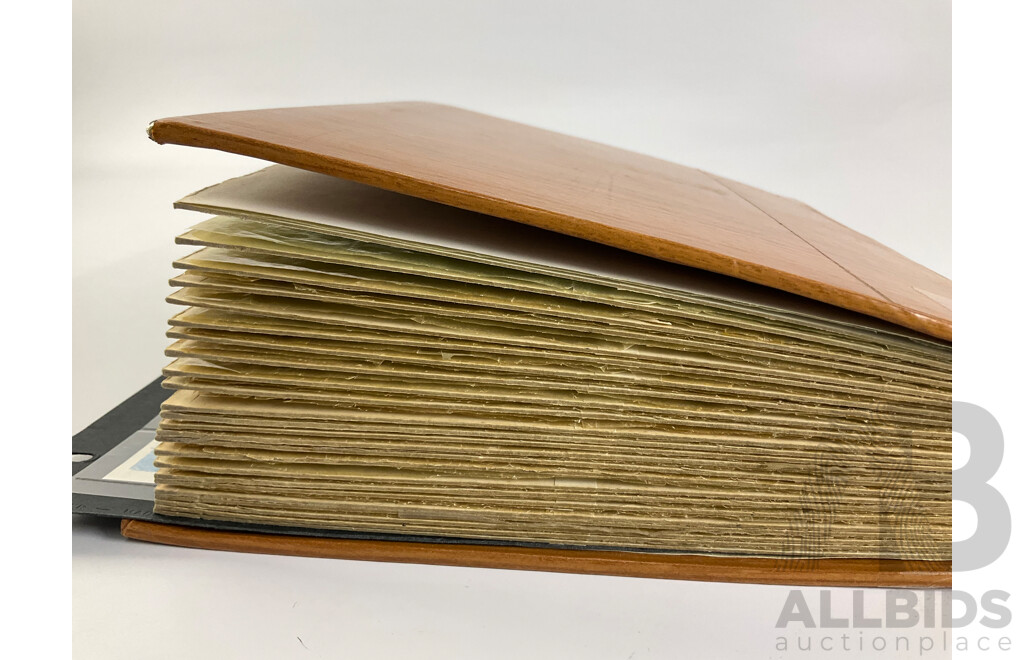 Album of Australian Stamps, Examples Spanning 1966 to 1990, Sets, Overprints, Many Multiples