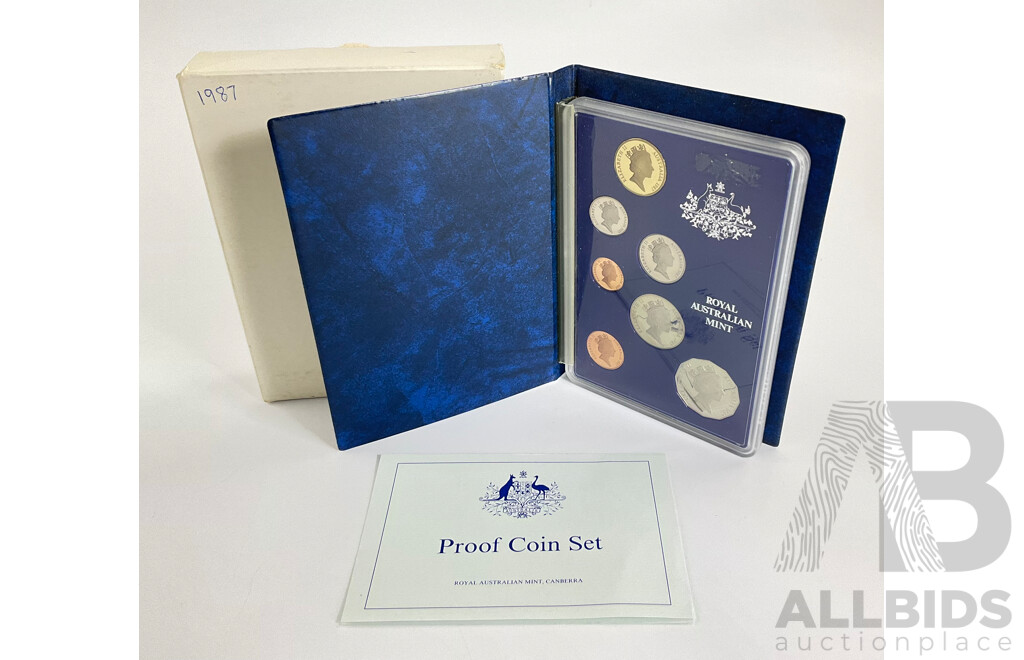 Australian RAM 1987 Seven Proof Coin Set