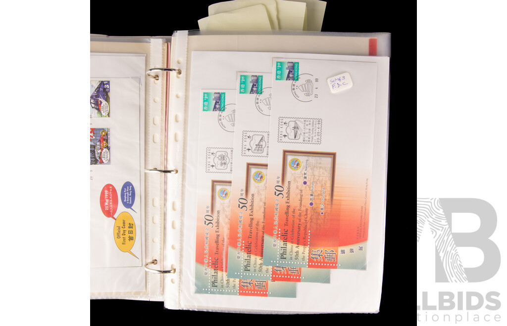 Album of Hong Kong First Day Covers and Aerogrammes, Examples Spanning 1966 to 2001