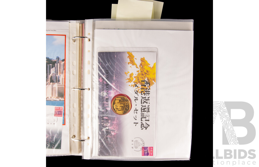 Album of Hong Kong First Day Covers and Aerogrammes, Examples Spanning 1966 to 2001