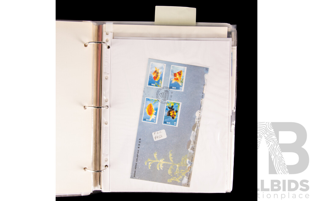 Album of Hong Kong First Day Covers and Aerogrammes, Examples Spanning 1966 to 2001