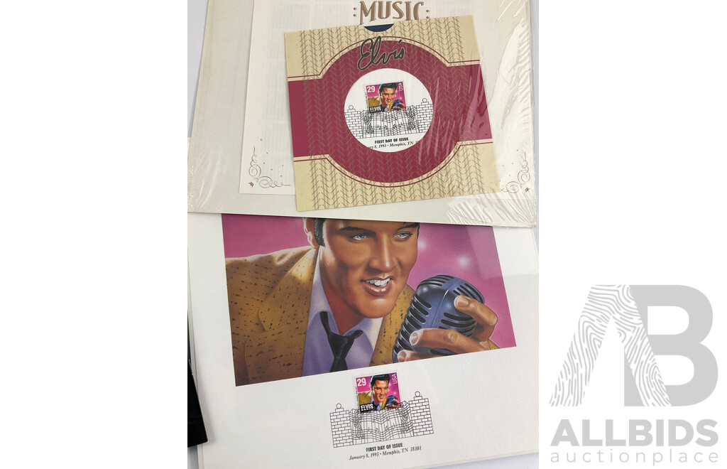 Elvis Presley United States Postal Service 1993 Commemorative Edition Stamp Pack