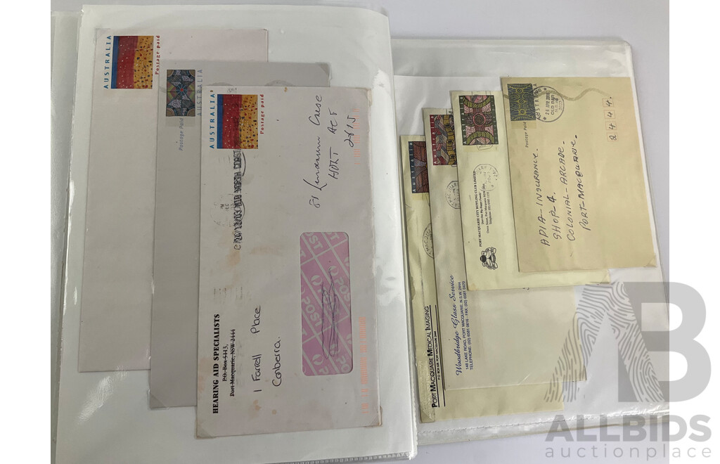 Album of Australian Special Covers, Spain Aerogrammes, Commonwealth Reply Coupons, Liberia, UK