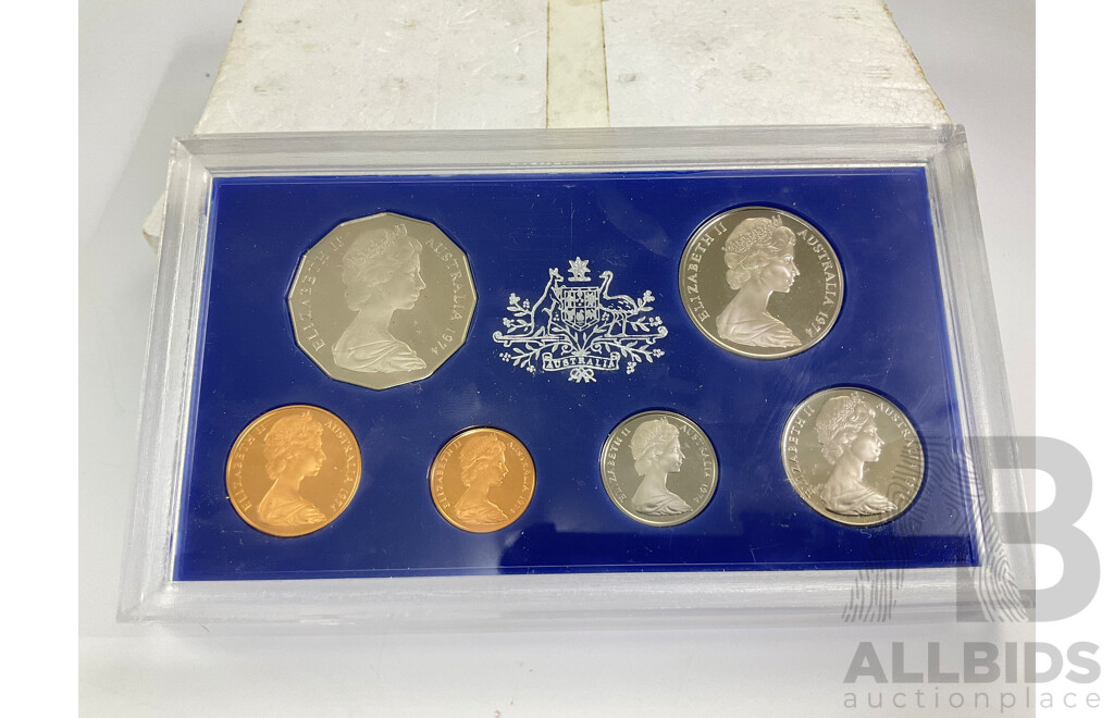 Australian RAM 1974 Six Proof Coin Set